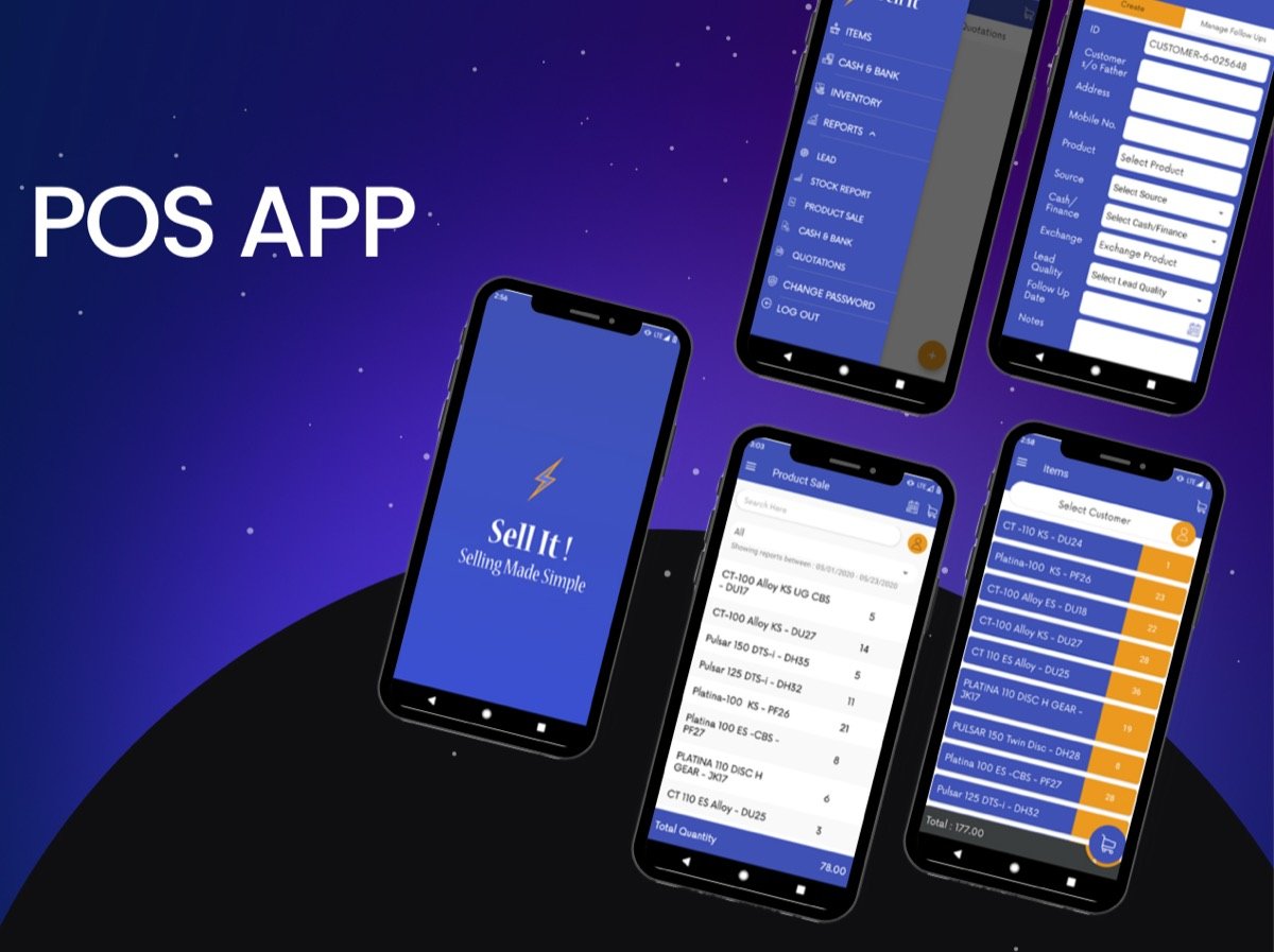 SellIt point-of-sale app